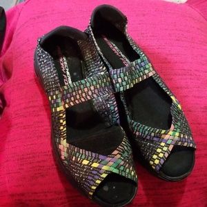 SKETCHERS OPEN TOE SANDALS MULTII COLORS